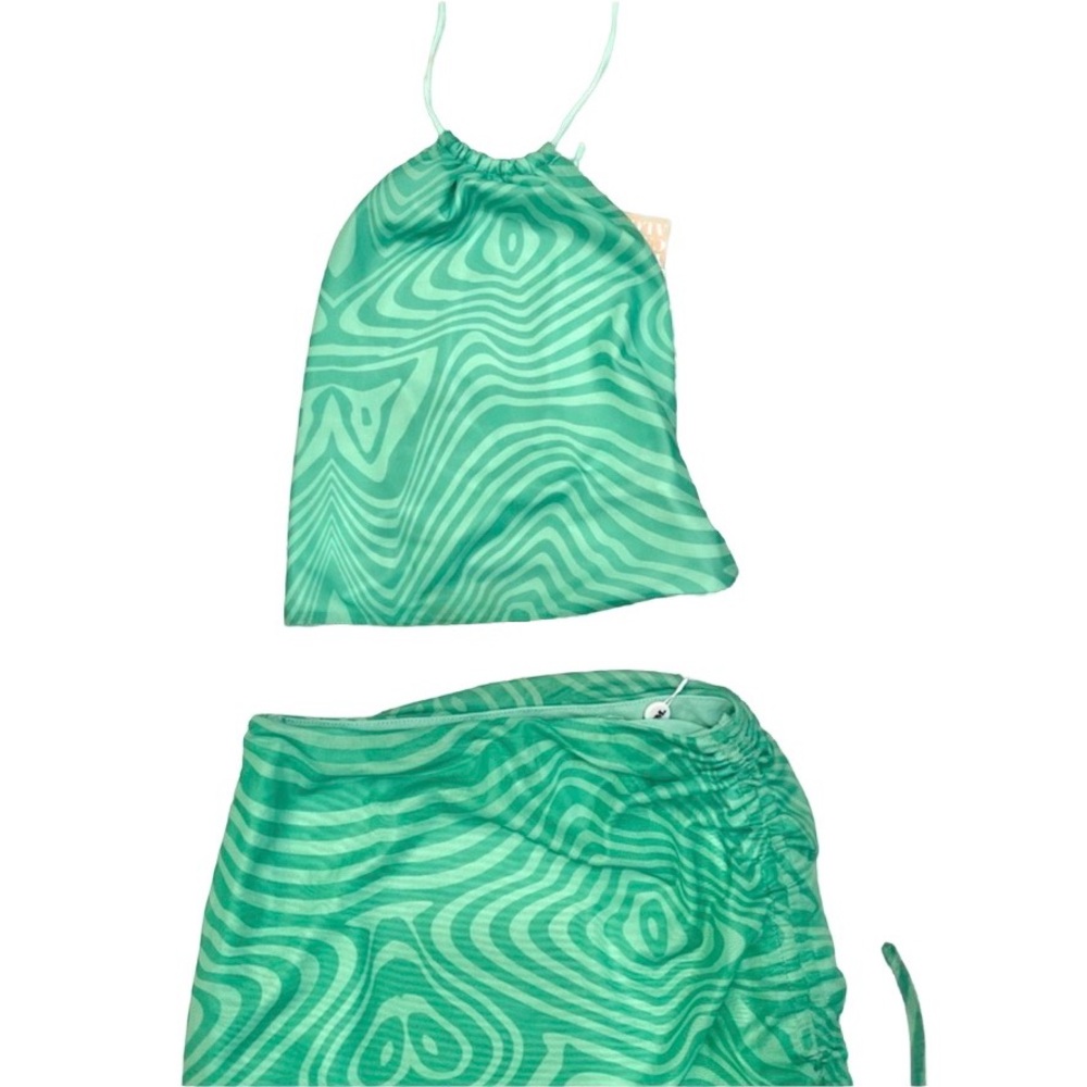 Tiger Mist Two-Piece Skirt Set Green Size Small - Picture 3 of 4